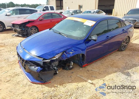 2022 Hyundai Elantra N из США, поврежденный, VIN KMHLW4AK3NU001710